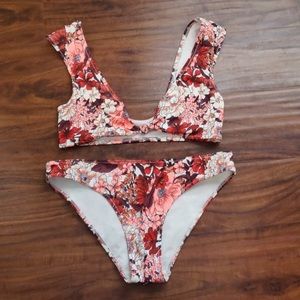 H&M floral pink Bikini